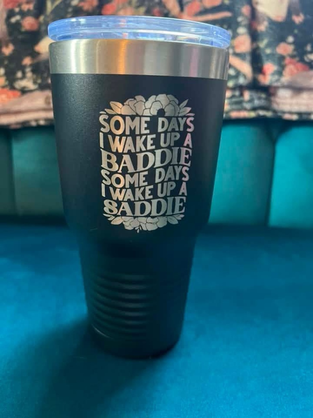 Hippie Runner/Polar Camel Insulated Black Tumbler